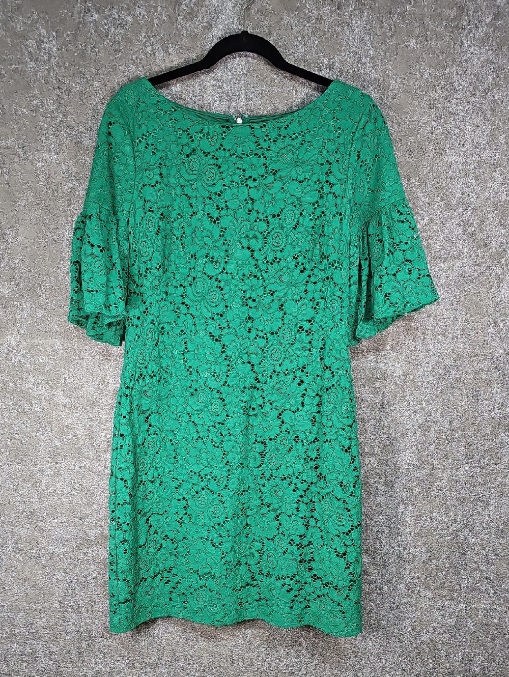 Lauren Ralph Lauren All Over Lace Dress, Green, Size 14